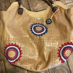 The Sak Leather Bucket Purse